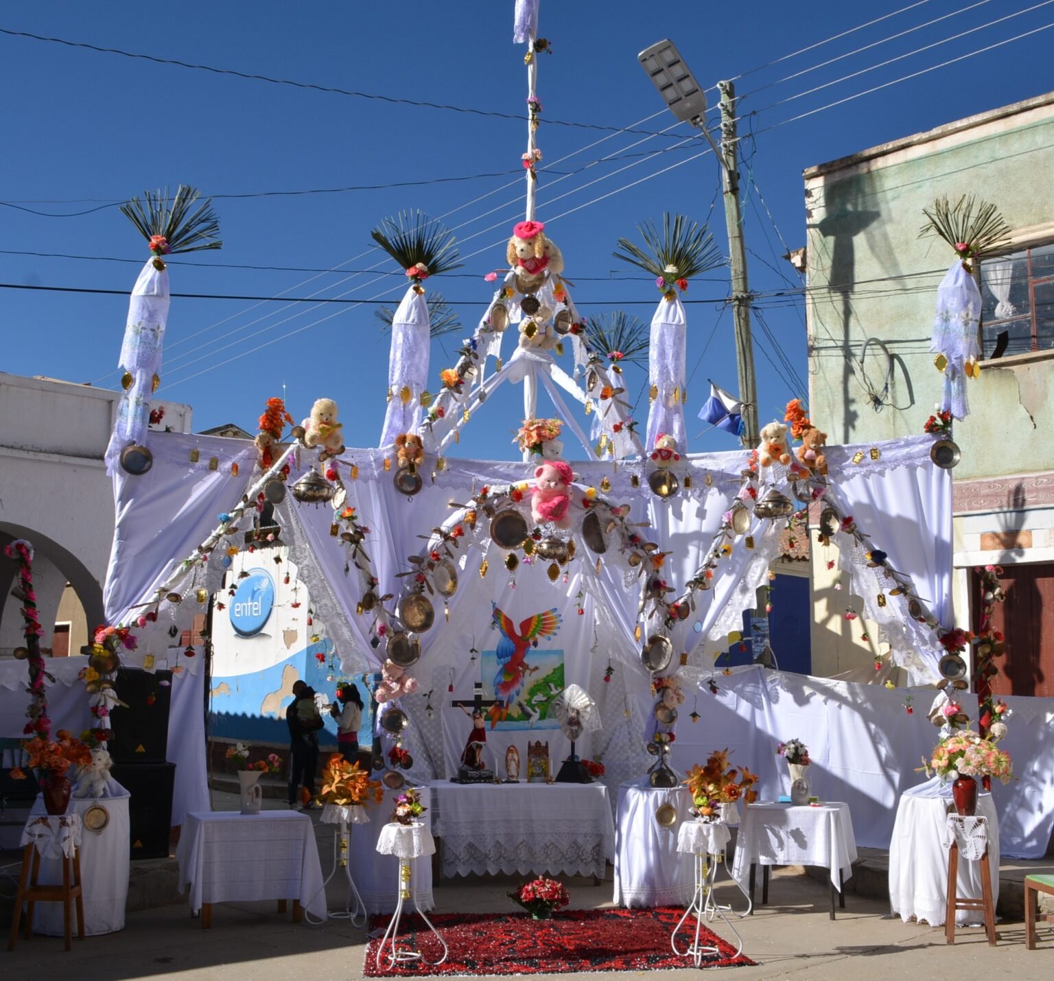 Corpus Christi, los colosales altares emplazados en Puna, Potosí