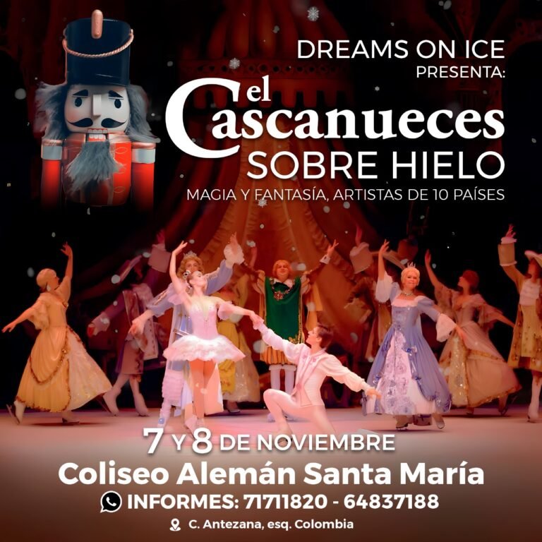 Llega a Cochabamba por primera vez la obra maestra “El Cascanueces sobre hielo” este 7 y 9 de noviembre