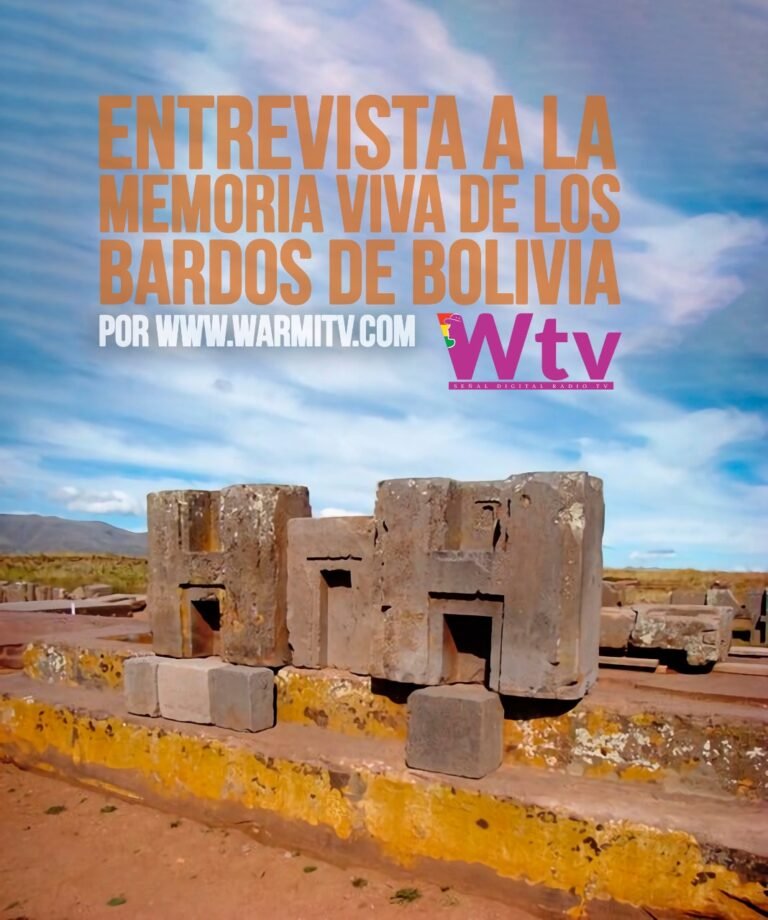Warmitv.com lanzará la sección “Entrevista a la Memoria Viva de los Bardos de Bolivia”