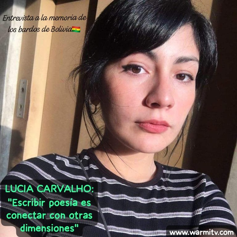 ENTREVISTA 3 A LA MEMORIA VIDA DE LOS BARD0S DE BOLIVIA: Lucía Carvalho; “Escribir poesía es conectar con otras dimensiones”