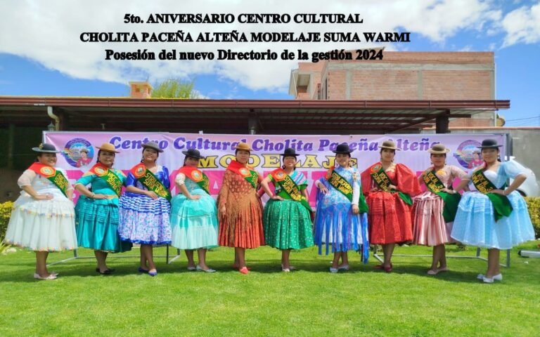 LANZARON CONVOCATORIA PARA REINA CHOLITA ALTEÑA 16 DE JULIO Y REINA CHOLITA ALTEÑA 6 DE AGOSTO PARA 2024