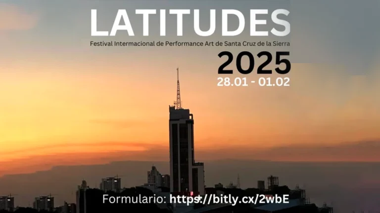 INVITAN A ENVIAR PROPUESTAS ARTÍSTICAS PARA VI EDICIÓN “LATITUDES 2025”